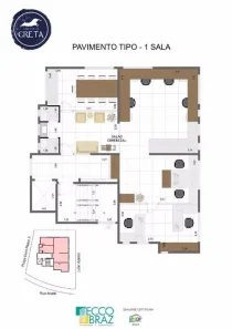 Sala Comercial à venda, 34m² no Matriz, Mauá