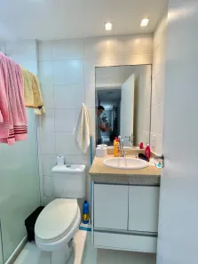 Apartamento com 3 Quartos para alugar, 70m² no Boa União (Abrantes), Camaçari