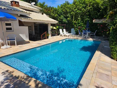 Casa de Condomínio com 4 Quartos para venda ou aluguel, 320m² no Balneário Praia do Pernambuco, Guarujá