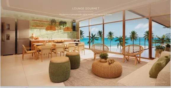 Flat com 2 Quartos à venda, 59m² no Maracaipe, Ipojuca