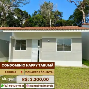Casa de Condomínio com 2 Quartos para alugar, 44m² no Adrianópolis, Manaus
