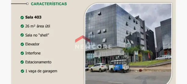 Sala Comercial com 1 Quarto à venda, 26m² no Centro, Lagoa Santa