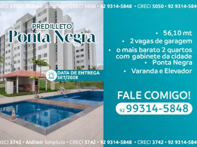 Apartamento com 3 Quartos à venda, 56m² no Parque 10 de Novembro, Manaus