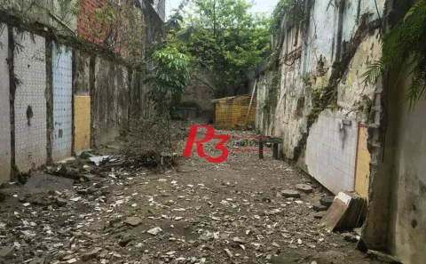 Lote/Terreno à venda, 286m² no Paquetá, Santos