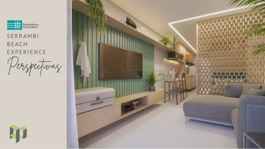 Apartamento com 1 Quarto à venda, 32m² no Enseadinha, Ipojuca