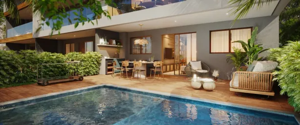 Flat com 4 Quartos à venda, 156m² no Maracaipe, Ipojuca