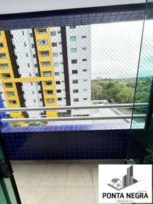 Apartamento com 3 Quartos para alugar, 94m² no Ponta Negra, Manaus