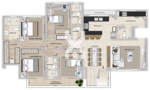 Cobertura com 4 Quartos à venda, 262m² no Cruzeiro, Belo Horizonte