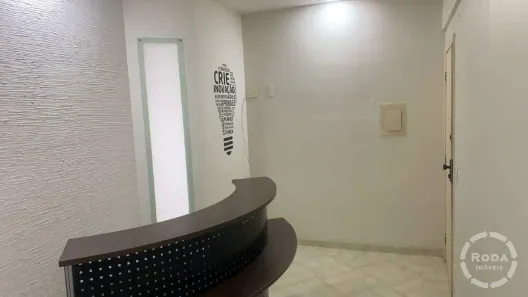 Sala Comercial com 1 Quarto para alugar, 44m² no Aparecida, Santos