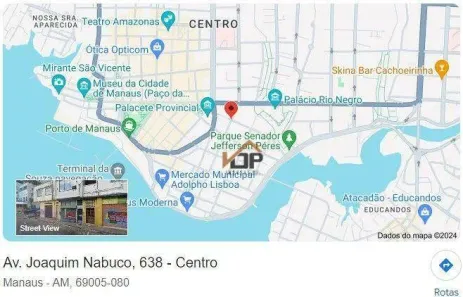 Ponto Comercial à venda, 378m² no Centro, Manaus