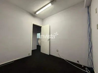 Sala Comercial para alugar, 118m² no Centro, Santos
