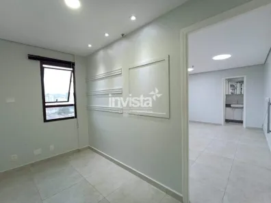 Sala Comercial para alugar, 46m² no Macuco, Santos