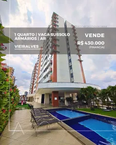 Apartamento com 1 Quarto para venda ou aluguel, 50m² no Nossa Senhora das Graças, Manaus
