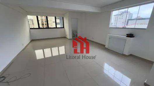 Sala Comercial para alugar, 60m² no Ponta da Praia, Santos
