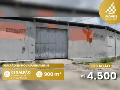 Galpão/Depósito/Armazém com 1 Quarto para alugar, 900m² no Cidade Alta, Natal