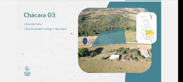 Fazenda/Sítio com 2 Quartos à venda, 450m² no , Gameleira de Goiás