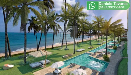Flat com 1 Quarto à venda, 32m² no Ponta de Serrambi, Ipojuca