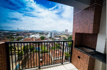Apartamento com 3 Quartos à venda, 131m² no Encruzilhada, Santos