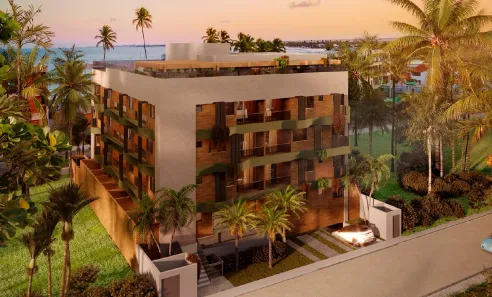 Apartamento com 1 Quarto à venda, 20m² no Ponta de Serrambi, Ipojuca