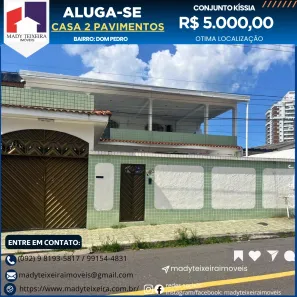 Sobrado com 4 Quartos para alugar, 550m² no Dom Pedro I, Manaus
