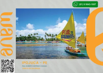 Flat com 1 Quarto à venda, 24m² no Porto de Galinhas, Ipojuca