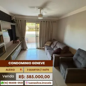 Casa de Condomínio com 3 Quartos à venda, 120m² no Adrianópolis, Manaus