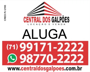 Galpão/Depósito/Armazém para alugar, 2000m² no Parque das Palmeiras, Camaçari
