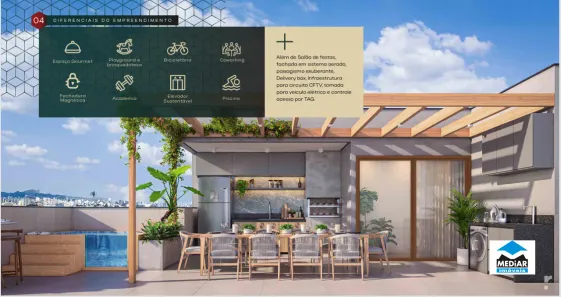 Apartamento com 3 Quartos à venda, 83m² no Coração Eucarístico, Belo Horizonte