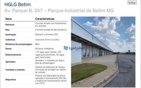 Galpão/Depósito/Armazém para alugar, 61957m² no Morada do Trevo, Betim