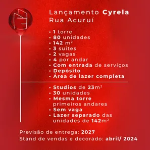 LIVING CYRELA - ACURUÍ (ANÁLIA FRANCO) no Vila Formosa, São Paulo