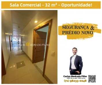 Sala Comercial para alugar, 32m² no Rio Vermelho, Salvador