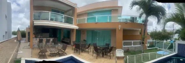 Casa de Condomínio com 4 Quartos para venda ou aluguel, 281m² no Alphaville (Abrantes), Camaçari
