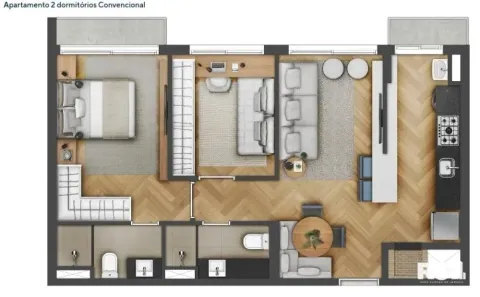 Flat com 3 Quartos à venda, 89m² no Cidade Baixa, Porto Alegre