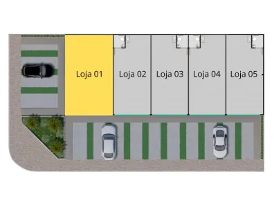 Ponto Comercial para alugar, 64m² no Vila Rosa, Goiânia