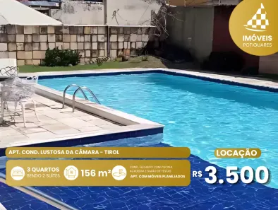 Apartamento com 3 Quartos para alugar, 156m² no Cidade Alta, Natal
