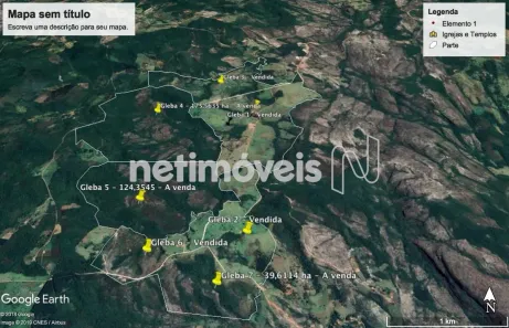 Fazenda/Sítio à venda, 300000m² no , Serro