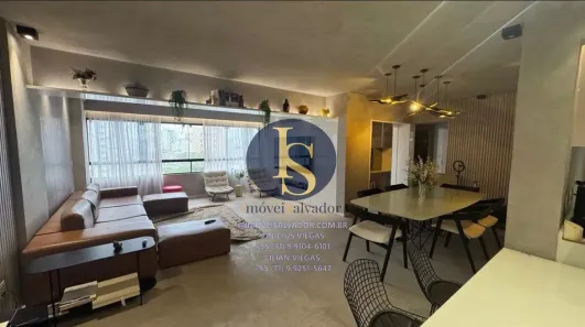 Apartamento com 3 Quartos para alugar, 138m² no Pituba, Salvador
