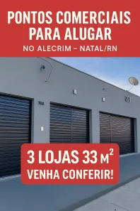 Ponto Comercial para venda ou aluguel, 178m² no Alecrim, Natal