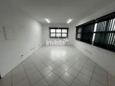 Sala Comercial para alugar, 38m² no Aparecida, Santos