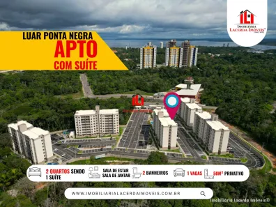 Apartamento com 2 Quartos para alugar, 50m² no Ponta Negra, Manaus