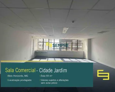 Sala Comercial para alugar, 59m² no Conjunto Santa Maria, Belo Horizonte