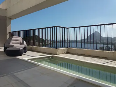 Cobertura com 3 Quartos para venda ou aluguel, 240m² no Humaitá, Rio de Janeiro
