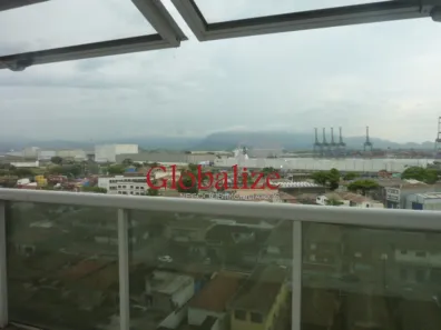 Sala Comercial para venda ou aluguel, 150m² no Macuco, Santos