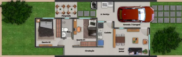 Casa de Condomínio com 3 Quartos à venda, 83m² no Pajuçara, Natal