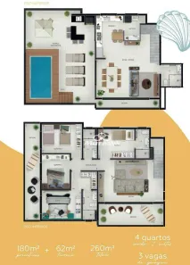Cobertura com 4 Quartos à venda, 260m² no Guaratuba, Guaratuba