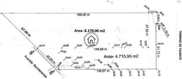 à venda, 12886m² no Chácara Doutor Hipólito, Taubaté