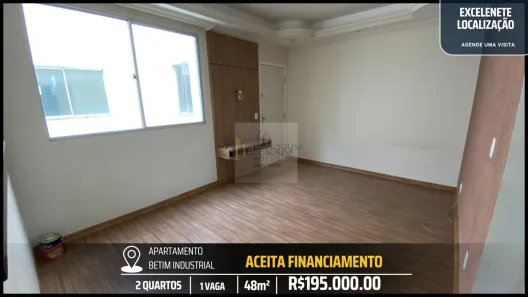 Apartamento com 2 Quartos à venda, 48m² no Betim Industrial, Betim