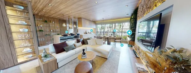 Apartamento à venda, 3 Dormitórios sendo 2 Suítes e 1 Vaga no Brooklin Paulista, São Paulo