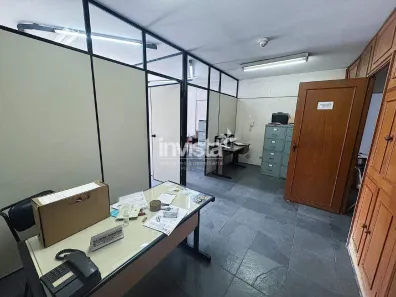 Sala Comercial para alugar, 110m² no Centro, Santos