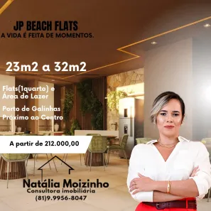 Flat com 1 Quarto à venda, 23m² no Porto de Galinhas, Ipojuca